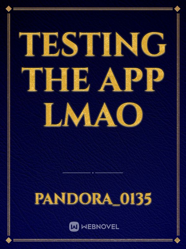 testing the app lmao Book