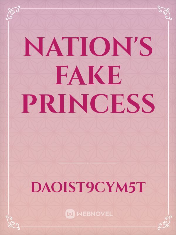 Nation's Fake Princess Book