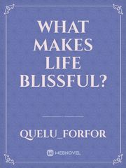 What makes life blissful? Book