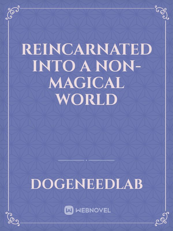 Reincarnated Into A Non-magical World Book