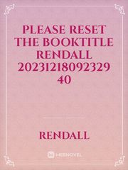 please reset the booktitle Rendall 20231218092329 40 Book
