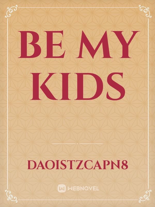 be my kids Book