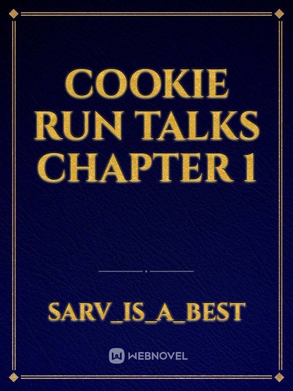 cookie run talks chapter 1