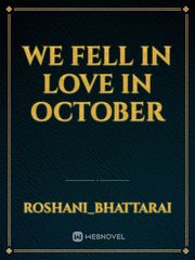 we fell in love in October Book