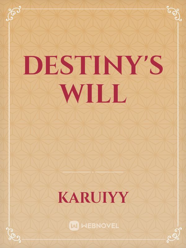 Destiny's will Book