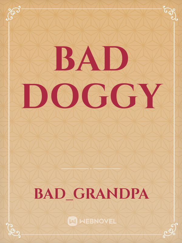 Bad doggy Book