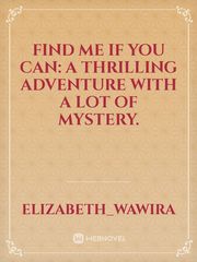 FIND ME IF YOU CAN: a thrilling adventure with a lot of mystery. Book