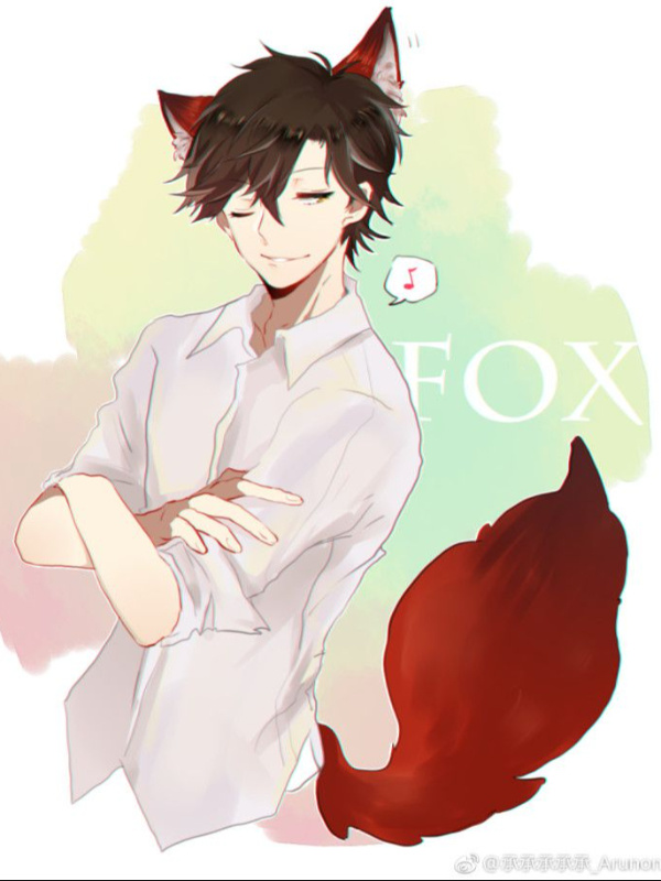 anime boy with fox ears