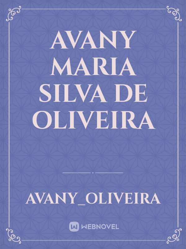 Avany Maria Silva de Oliveira Book