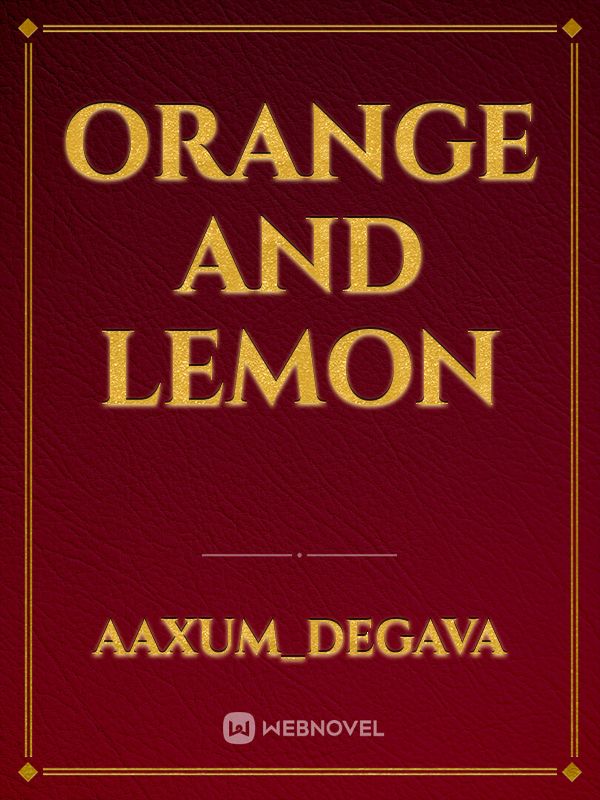 Orange And Lemon Book