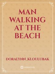 Man walking at the beach Book