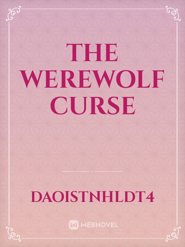 The werewolf curse Book