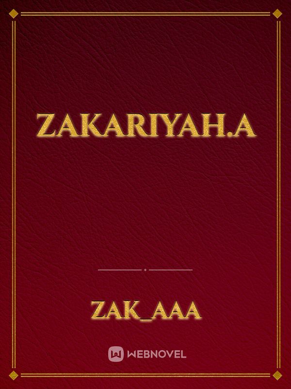 zakariyah.A Book