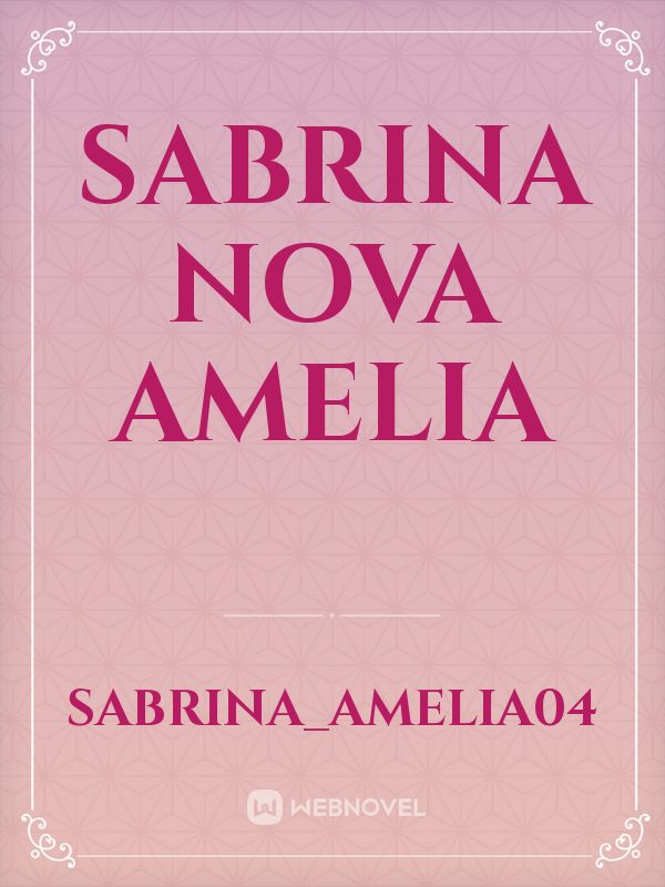 Sabrina Nova amelia Book