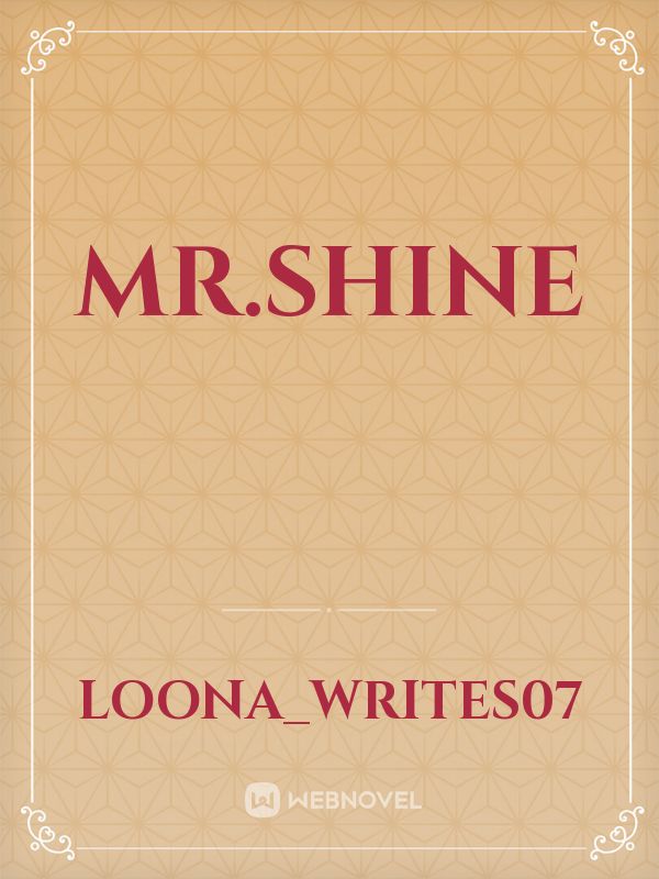 mr.shine Book