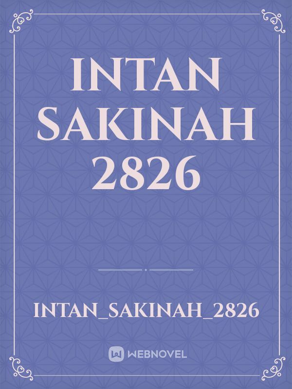 Intan Sakinah 2826 Book