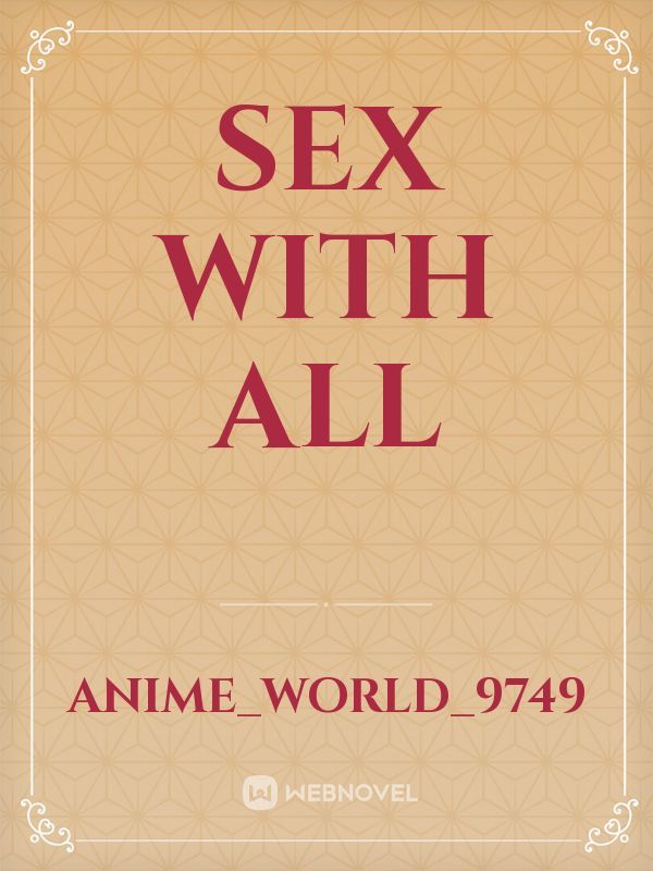 Sex with All Book