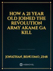 How a 21 year old joined the revolution army akame ga kill Book