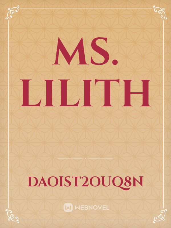 Ms. Lilith Book