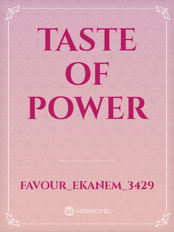 Taste Of Power Book