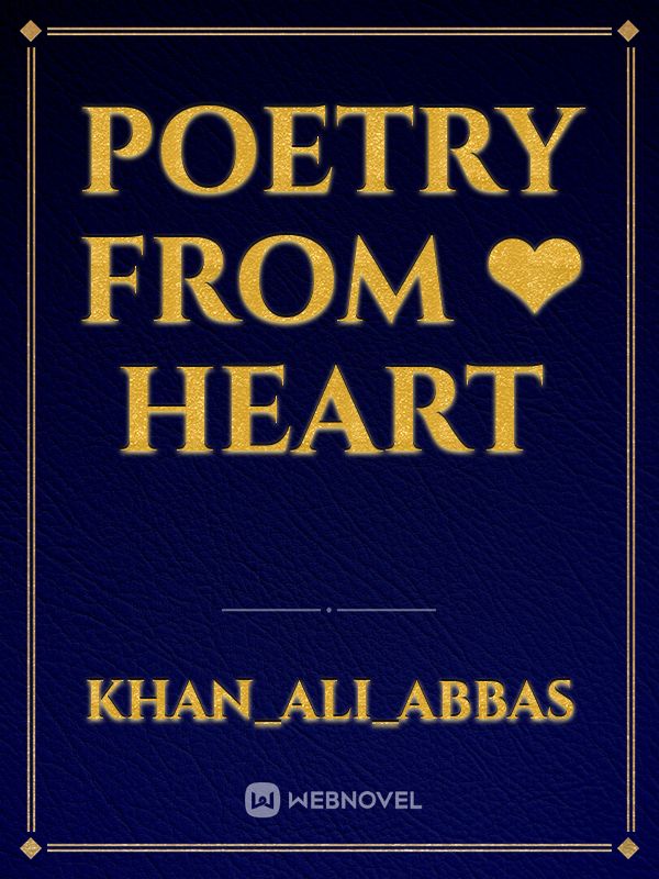 Poetry from ❤ heart Book