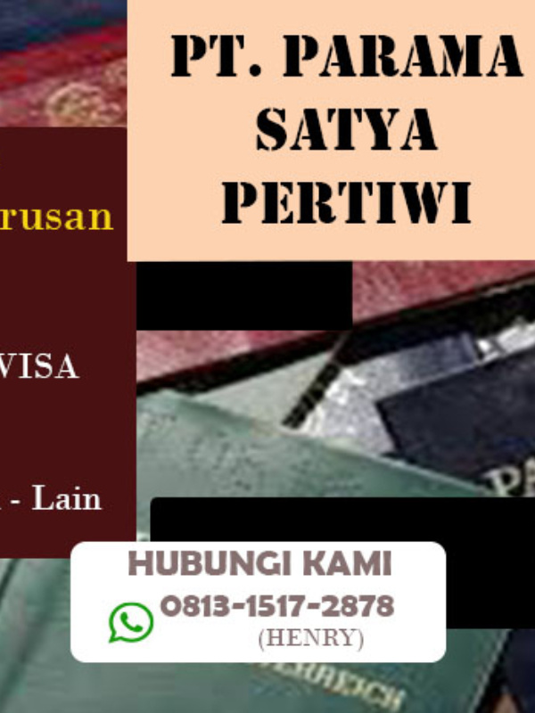 Call/WA 0813-1517-2878, Jasa Agen Telex Visa Serang, Jasa Pengurusan K