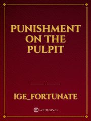 Punishment On The Pulpit Book