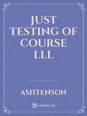 Just testing of course lll Book