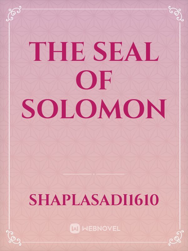 The Seal Of Solomon