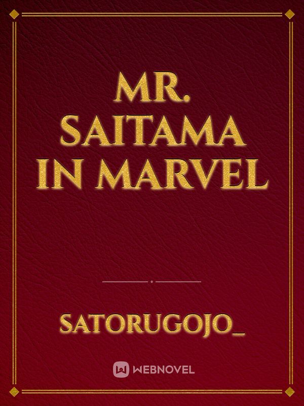 Mr. Saitama in Marvel