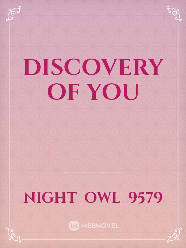 Discovery of You Book