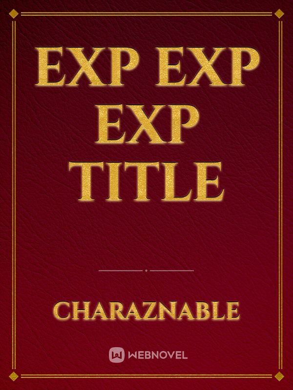 EXP EXP EXP TITLE Book