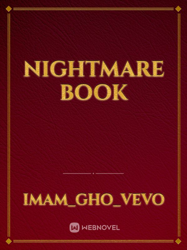 Nightmare Book Book