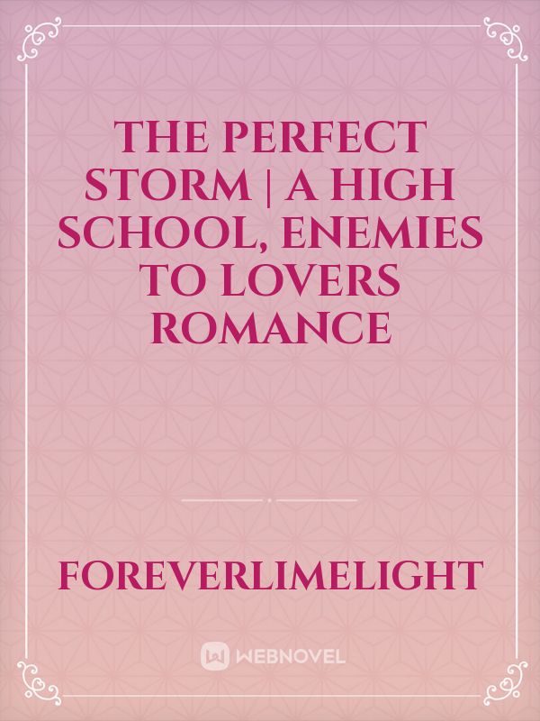 The Perfect Storm | A High School, Enemies to Lovers Romance Book