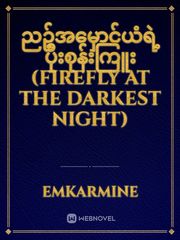 ညဉ့်အမှောင်ယံရဲ့ ပိုးစုန်းကြူး (Firefly at the Darkest Night) Book