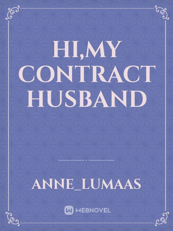 Hi,my contract husband Book