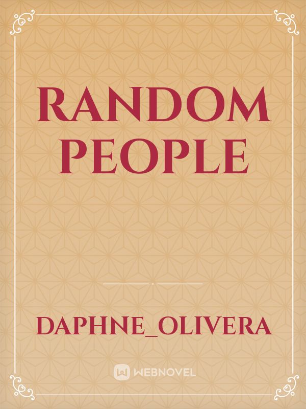 Random people Book