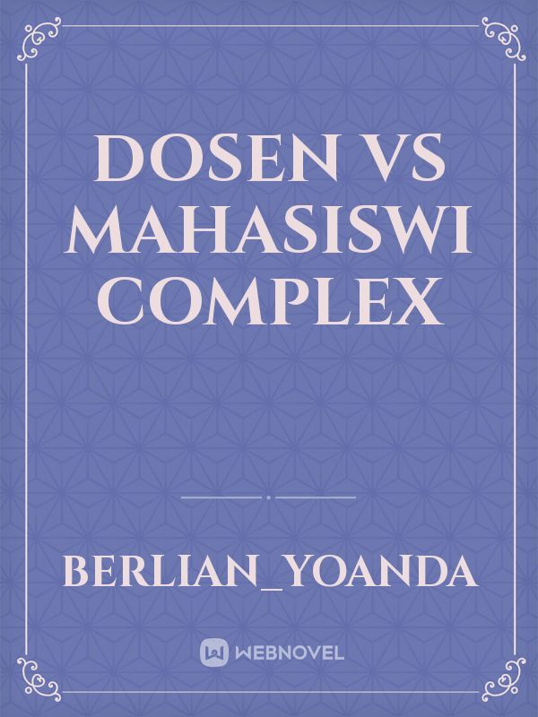Dosen vs Mahasiswi Complex Book