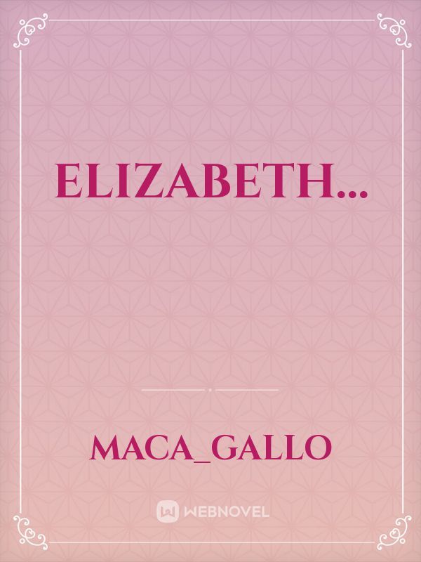 Elizabeth... Book