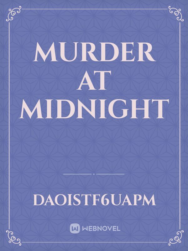 MURDER AT MIDNIGHT Book