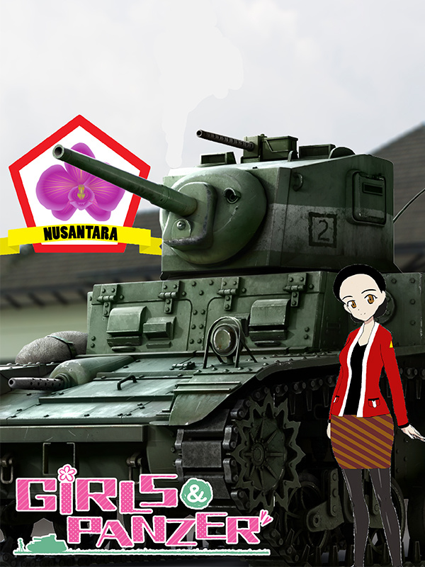 Girls und panzer Nusantara girl highschool project