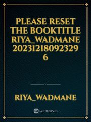 please reset the booktitle riya_wadmane 20231218092329 6 Book