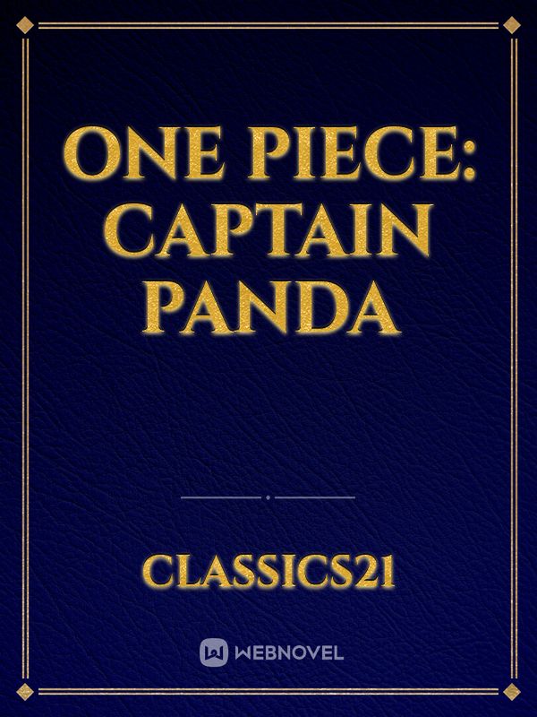 One Piece: Captain Panda Book