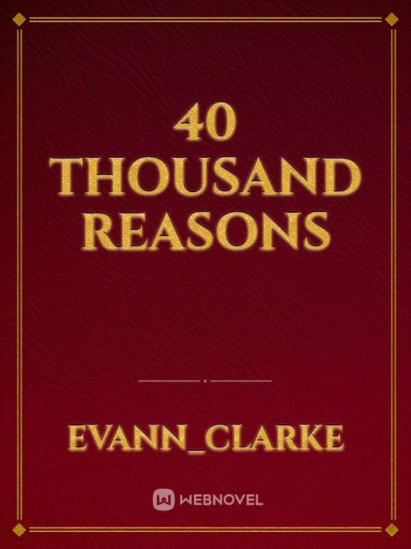 40 Thousand reasons Book