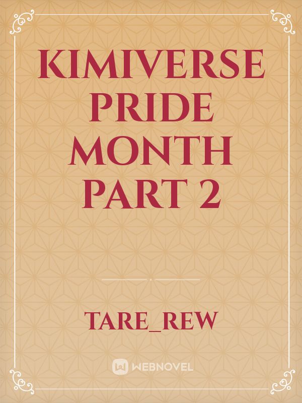 Kimiverse pride month part 2 Book