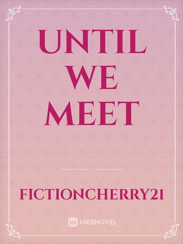 until we meet Book