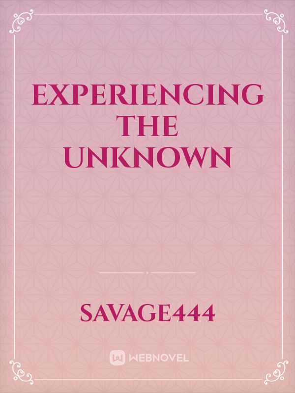 Experiencing the unknown Book