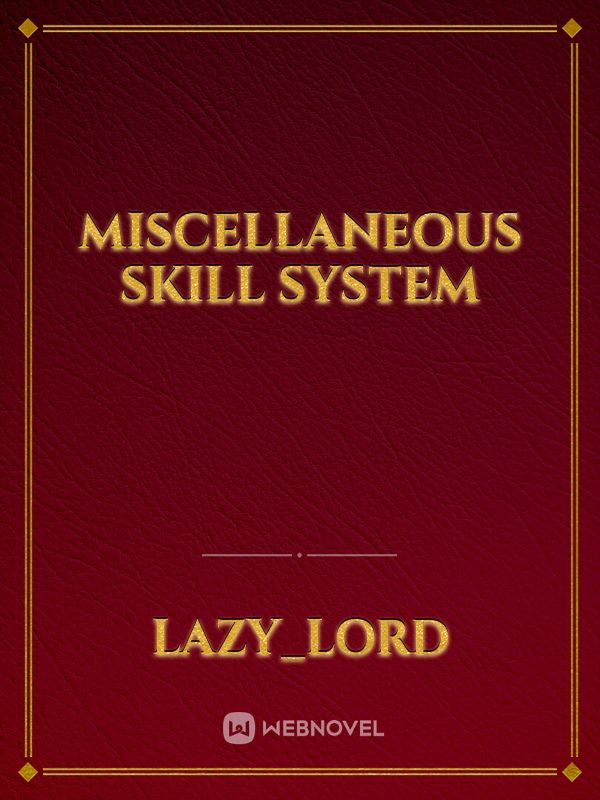 miscellaneous skill system Book