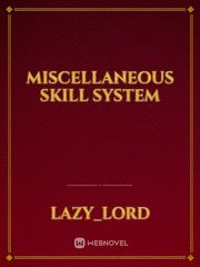 miscellaneous skill system Book
