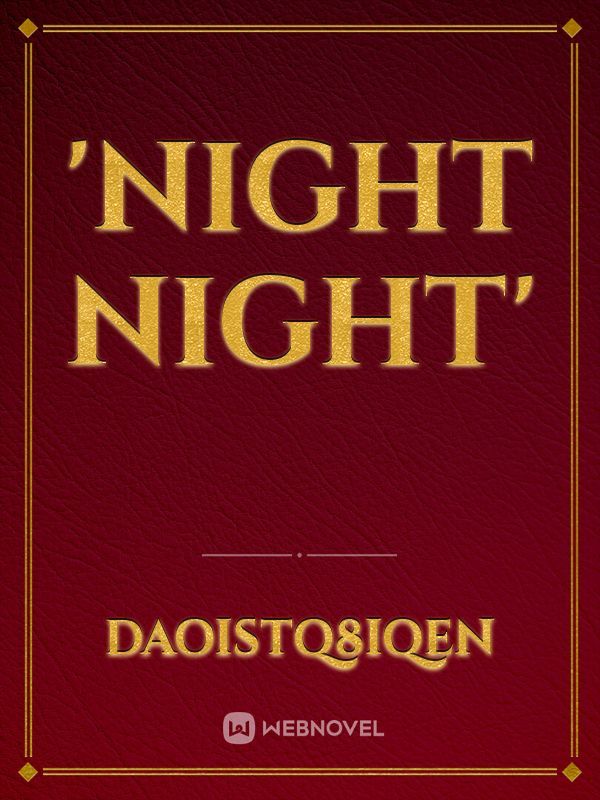'Night Night' Book